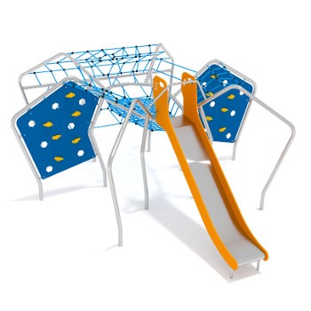 Children climbing frames