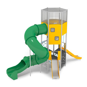 Tower with PE tube slide 11153